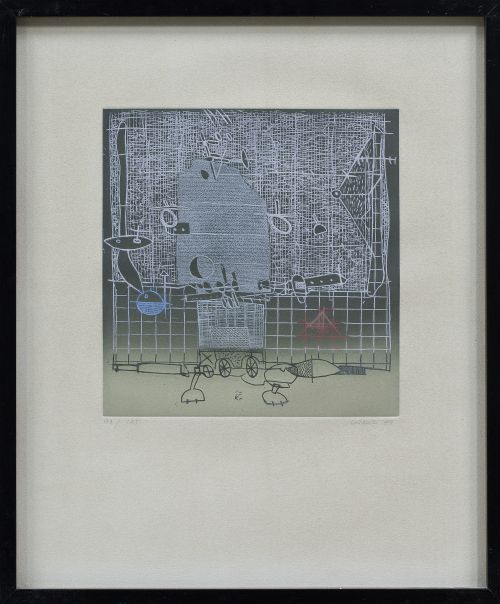 Lote de tres obras gráficas de los siguientes autores: Enri