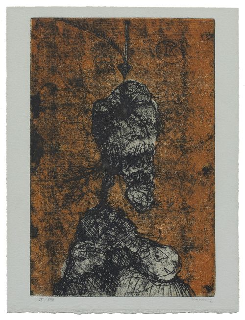 Lote de tres obras gráficas de los siguientes autores: Enri