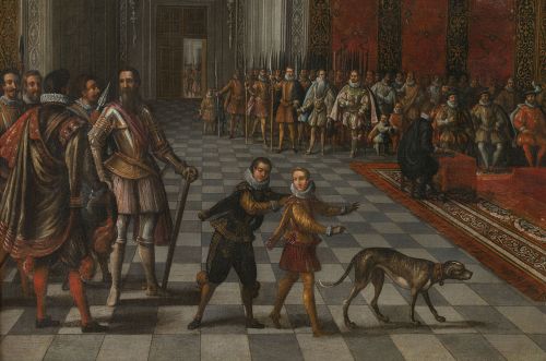 JUAN DE LA CORTE (c. 1585-1662)La Dieta de Augsburgo; Ses