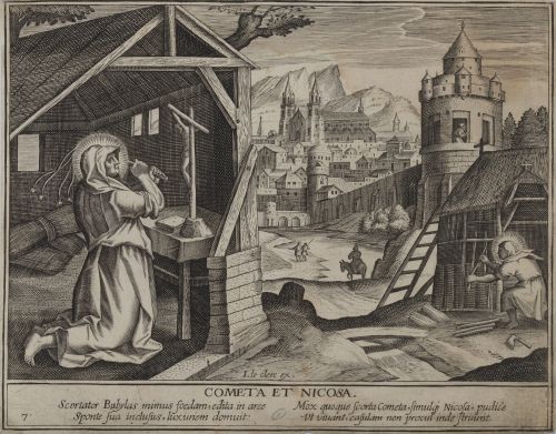 JEAN LE CLERC (Nancy, c. 1587-20 -1633) "Cometa et Nicosa"