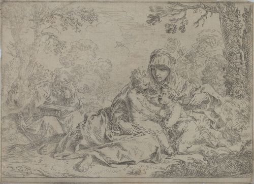 SIMONE CANTARINI (Pésaro,1612 - Verona, 1648)Descanso en 