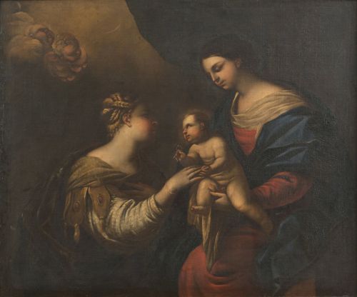 ESCUELA ESPAÑOLA, SIGLO XVIIDesposorios de Santa Catalina