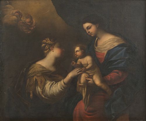 ESCUELA ESPAÑOLA, SIGLO XVIIDesposorios de Santa Catalina