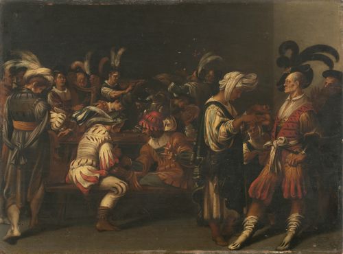 ESCUELA DEL NORTE DE ITALIA, SIGLO XVIIJugadores de dados