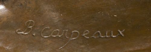 Alegoria de la danza. Firmada.Escultura de bronce. Sobre 