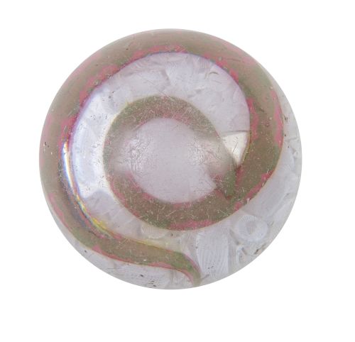 Pisapapeles con serpiente.Baccarat, mediados del S. XIX.