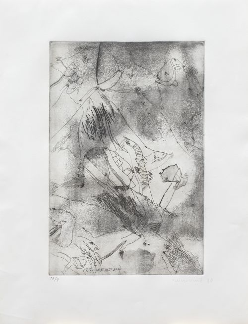 JOSEP GUINOVART (Barcelona, 1927 - 2007)Sin título, 1980