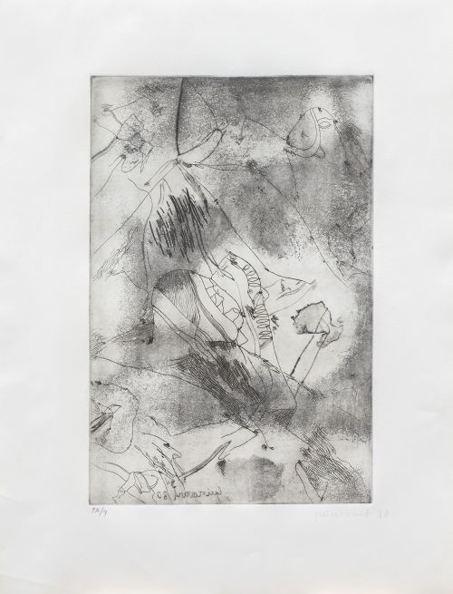 JOSEP GUINOVART (Barcelona, 1927 - 2007)Sin título, 1980