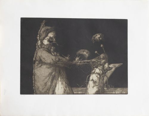 JOSÉ HERNÁNDEZ (Tánger, 1944 - Málaga, 2013)Malestar comp