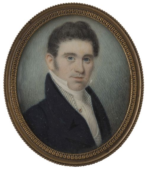 ESCUELA ESPAÑOLA, SIGLO XIXRetrato de caballero con levit