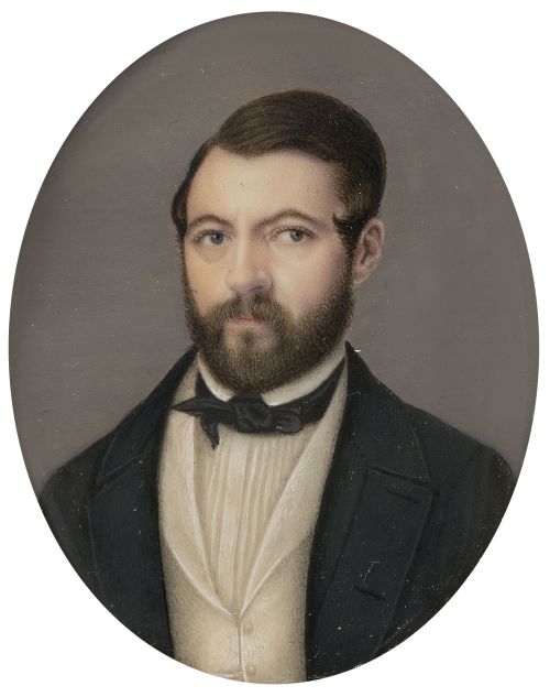 ESCUEAL ESPAÑOLA, SIGLO XIXRetrato de caballero