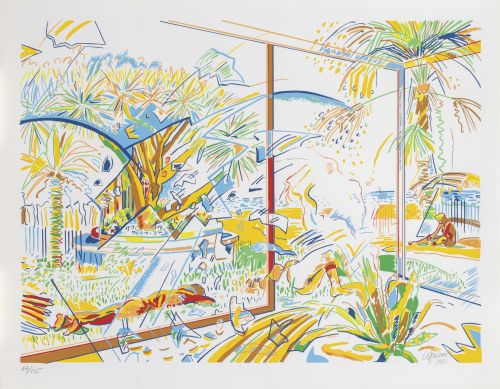 Colección de ocho litografías y serigrafías de los siguient