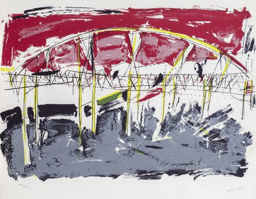 Colección de ocho litografías y serigrafías de los siguient