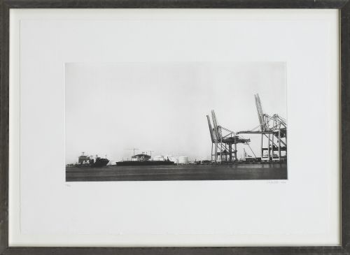 JOSÉ MANUEL BALLESTER (Madrid, 1960)Puerto de Barcelona, 