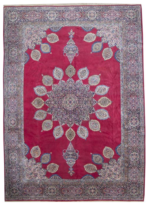 Alfombra Kirman con dibujo según Sheikh Safihedin*.Persia