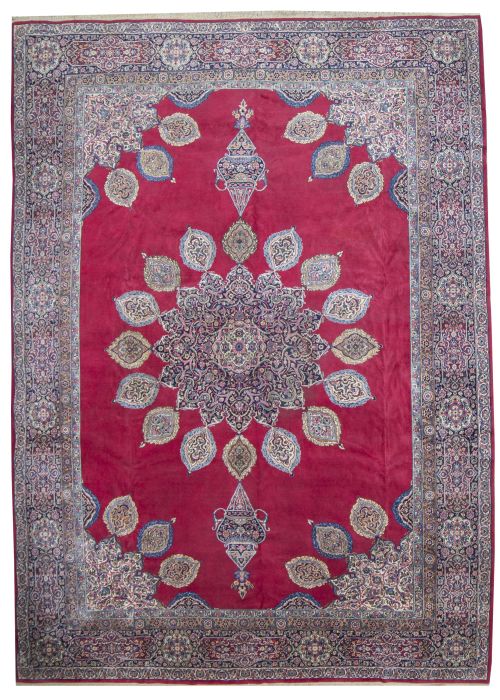 Alfombra Kirman con dibujo según Sheikh Safihedin*.Persia