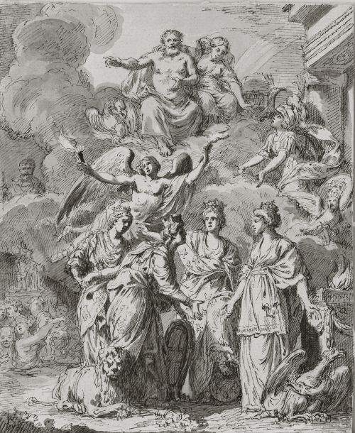 ESCUELA CENTROEUROPEA, SIGLO XVIIIPosible alegoría de la 