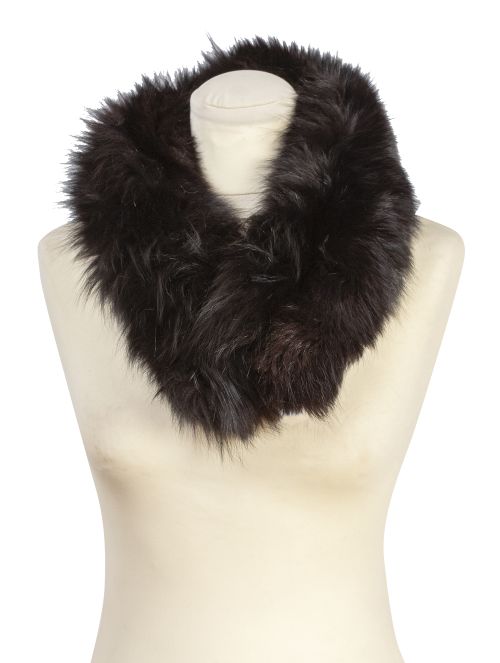 Bufanda vintage de piel de zorro