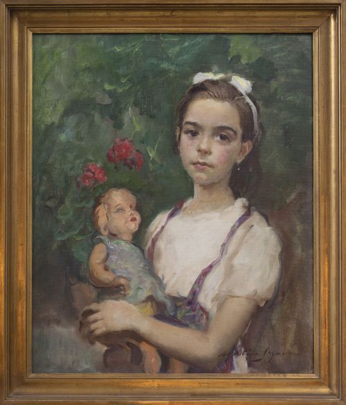 AGUSTÍN SEGURA (Tarifa, 1900 - Madrid, 1988)Reratro de ni