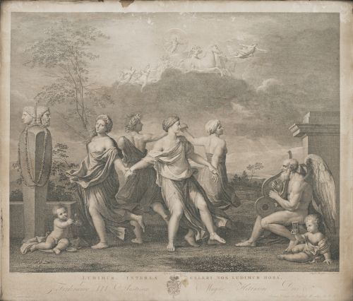 RAPHAEL MORGHEN (1758-1833) y NICOLAS POUSSIN (1594-1665)