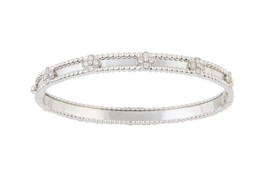 Brazalete VAN CLEEF AND ARPLES modelo Perlée sweet trébol, 