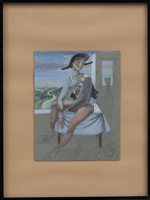 LUIS SÁENZ DE LA CALZADA (León, 1912 - 1994)Arlequín sent