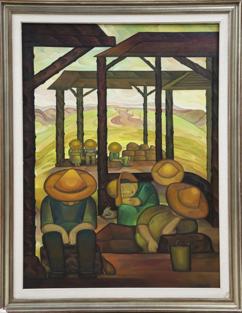 JOAN BROTAT (Barcelona, 1920 - 1990)Descansando