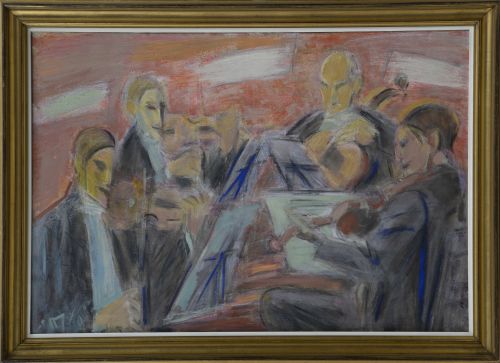PERE GASTÓ VILANOVA (Barcelona, 1908 - 1997)Músicos