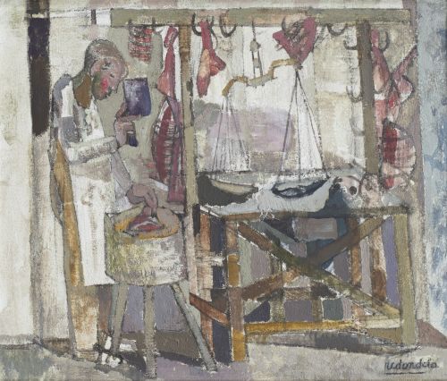 AGUSTÍN REDONDELA (Madrid, 1922 - 2015)Carnicero de Guada