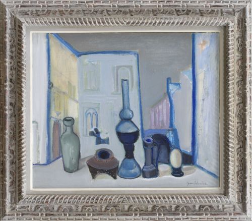 JUAN ALCALDE (Madrid, 1918 - 2020)Cacharros en Venecia