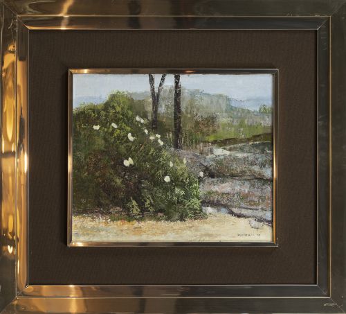 MARÍA VICTORIA PUIGMOLTÓ  (Valencia, s.XX)Paisaje con mar