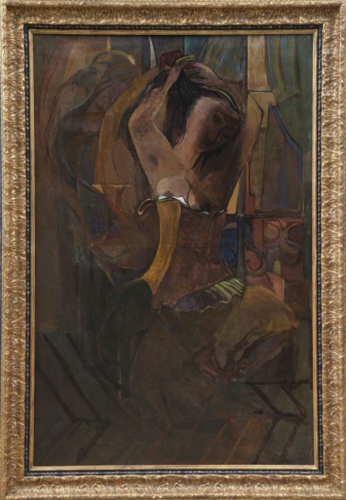 FRANCISCO BORES (Madrid, 1898 - París, 1972)Femme se coif