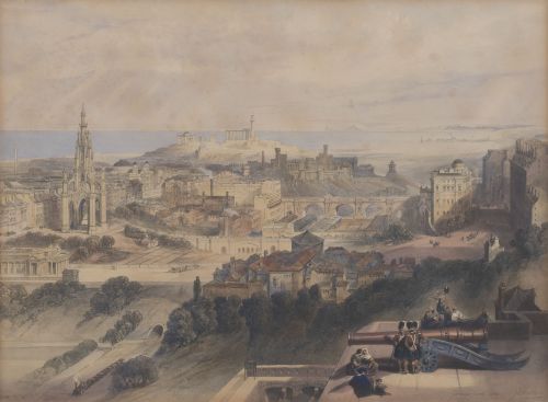 JAMES DUFFIELD HARDING (1798-1863) según DAVID ROBERTS (179