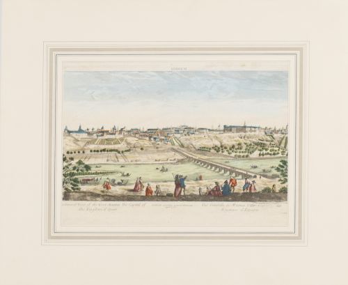 ESCUELA FRANCESA, SIGLO XVIIIVista óptica de Madrid, E