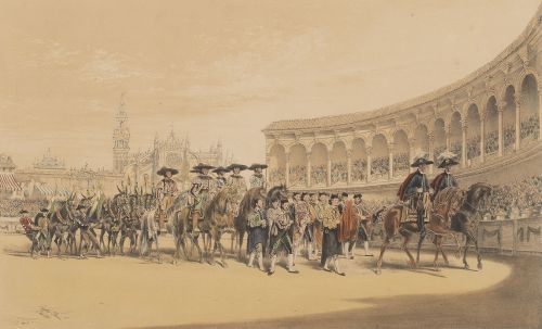 WILLIAM HENRY LAKE PRICE (Londres, 1810-1896)Escenas taur