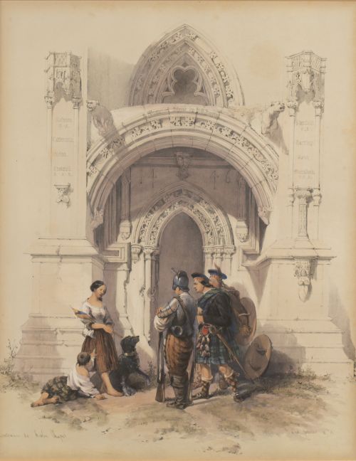 SEGÚN DAVID ROBERTS Y R. WALKEREntrada a la capilla Rosli