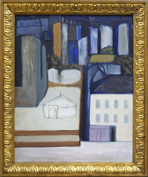 JUAN ALCALDE (Madrid, 1918 - 2020)Carpa de circo, c.1979