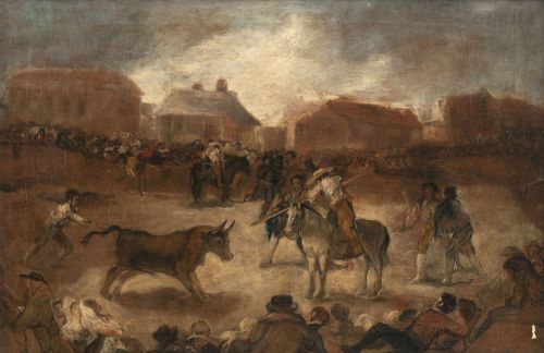 EUGENIO LUCAS VELAZQUEZ (Madrid, 1817-1870)Copia de Goya 