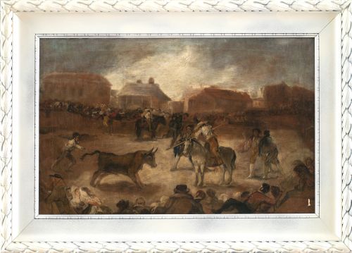 EUGENIO LUCAS VELAZQUEZ (Madrid, 1817-1870)Copia de Goya 