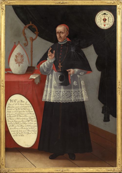 JUAN ARZEO (Manila, 1795-1865)Retrato del Ilmo. Don Franc