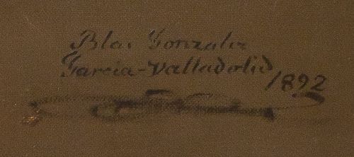 BLAS GONZÁLEZ GARCÍA VALLADOLID (Valladolid, 1839-1919)Re