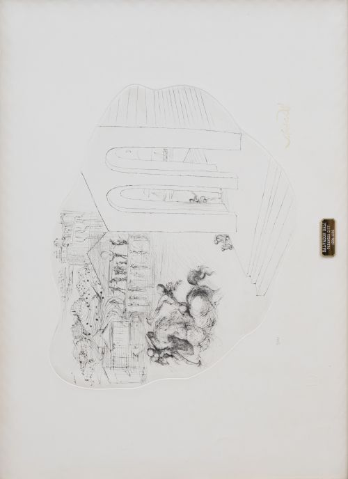 SALVADOR DALÍ (Figueras, 1904 - 1989)El Mensajero en un p