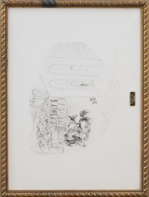 SALVADOR DALÍ (Figueras, 1904 - 1989)El Mensajero en un p