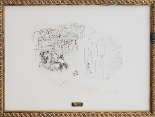 SALVADOR DALÍ (Figueras, 1904 - 1989)El Mensajero en un p