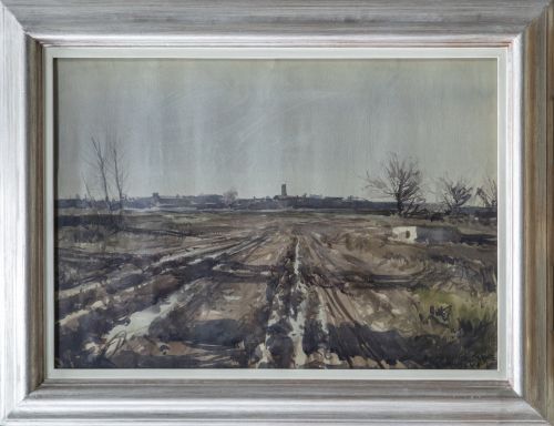CEFERINO OLIVÉ (Reus, 1907-1995)Paisaje de campo, 1961