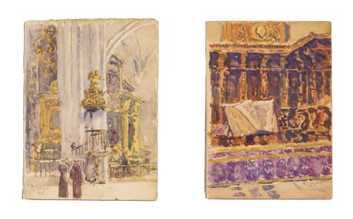 DARÍO DE REGOYOS (Asturias, 1857-Barcelona, 1913)Interior