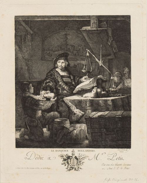 JACQUES- PHILIPPE LE BAS (Paris,1707-1783) grabador según R