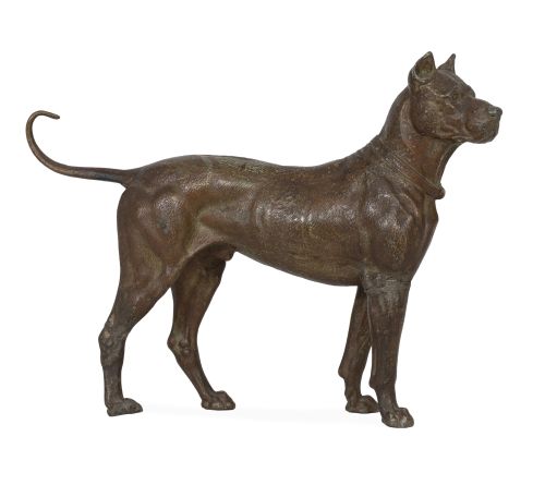 Perro.Escultura de bronce.Principios del S. XX.