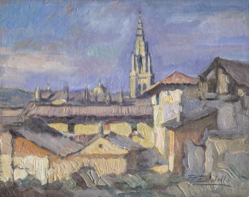 RAMÓN ESTALELLA (Madrid,​ 1893 - 1986)Vista de Toledo