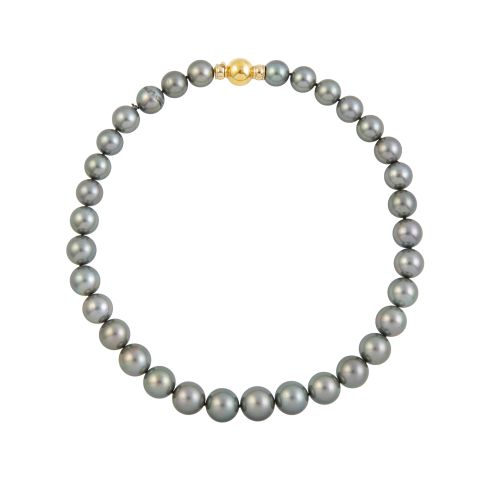 Collar de perlas Tahití de tamaño creciente hacia el centro